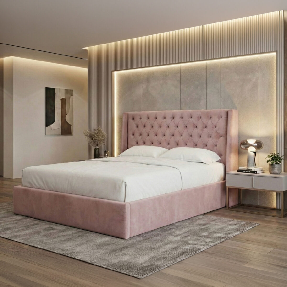 MILANO - Bed with rich quilting