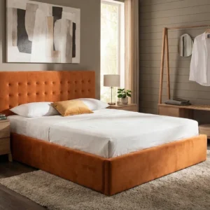 NEW YORK - Button bed headboard